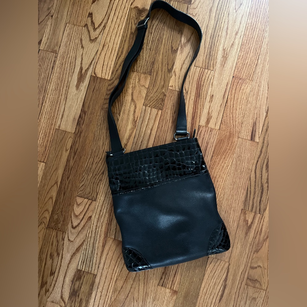 Black Brighton Cross Body Bag